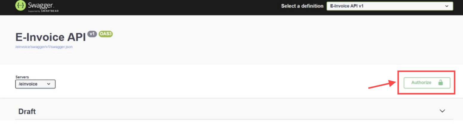 Görsel 7: Authorize butonu