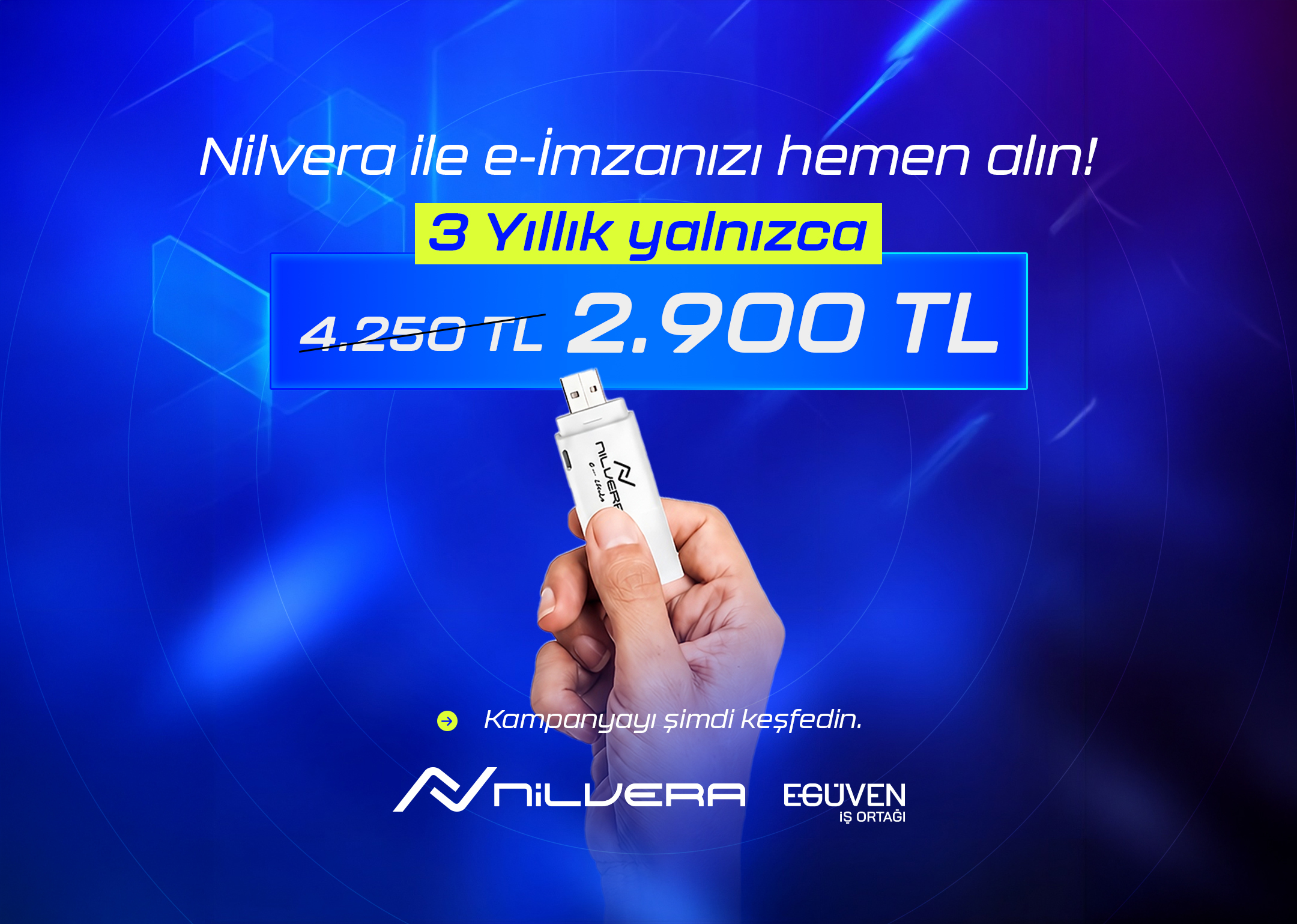 e-imza 2900 TL